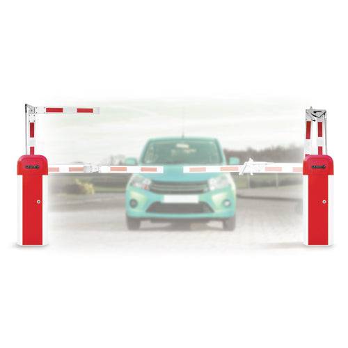 [SKUIMG]MV10-LEF|MV10-LEF.jpg|BARRERA VEHICULAR IZQUIERDA CON BRAZO RETRAIBLE DE 5M 110V/60HZ(2AÑOS)
