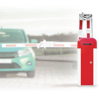 [SKUIMG]MV10-RIGTH|MV10-RIGTH.jpg|BARRERA VEHICULAR DERECHA CON BRAZO RETRAIBLE DE 5M 110V/60HZ.(2AÑOS)