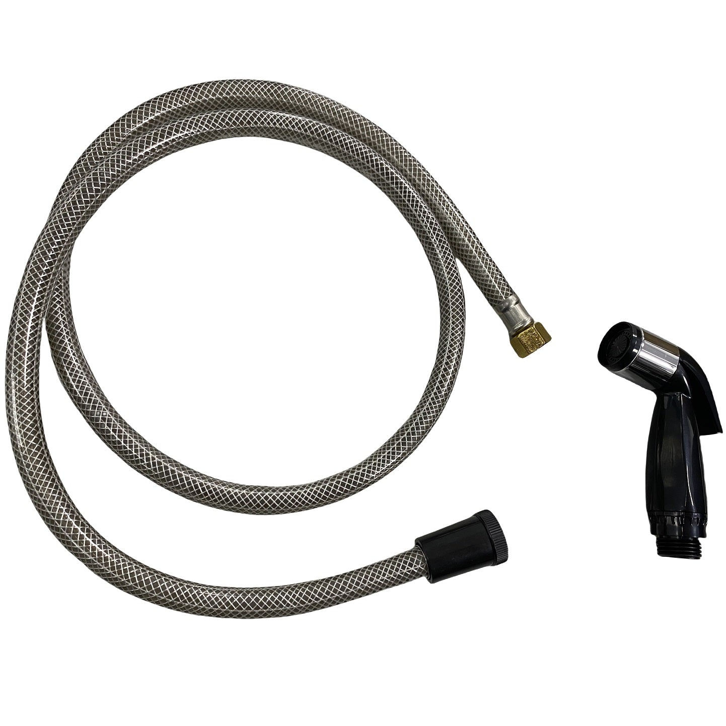 [CARBONE]NES015-F-1336B|MANGUERA PISTOLA CON SPRAY PARA LAVAPLATOS CON TUERCA 3/8". NESSATI