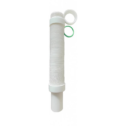 TUBO EXTENSOR PARA DESAGUE DRENAJE TRAMPA DE PVC PARA LAVAMANOS O LAVAPLATOS NESSATI DE 1 1/2" X 40C