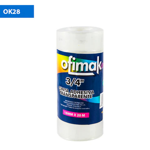 [SKUIMG]OFI-028|OFI-028-FRONTEND-l1fRqTegC3KwE-Gg.png|CINTA ADHESIVA 18MMX20MTS, ¾,