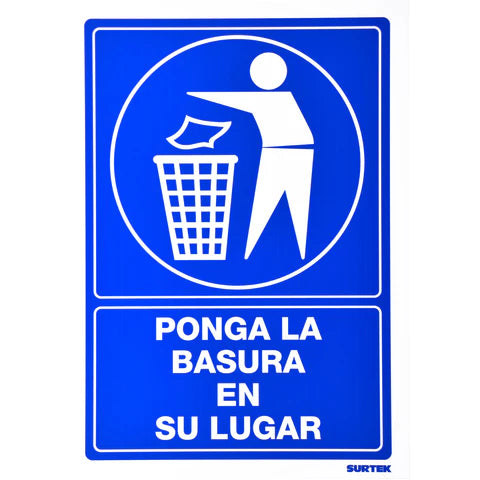 [SKUIMG]P0397-SES15|P0397-SES15-FRONTEND-MRGqgv_jXhTAafBp.png|LETRERO "BASURA EN SU LUGAR" SURTEK