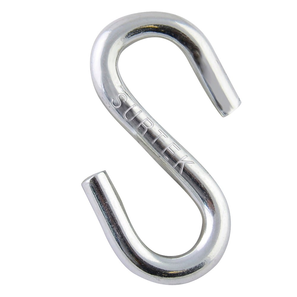 [SKUIMG]P0514-GANS3|P0514-GANS3.jpg|GANCHOS "S" PARA CABLE SURTEK. ACERO AL CARBÓN, GALVANIZADO.