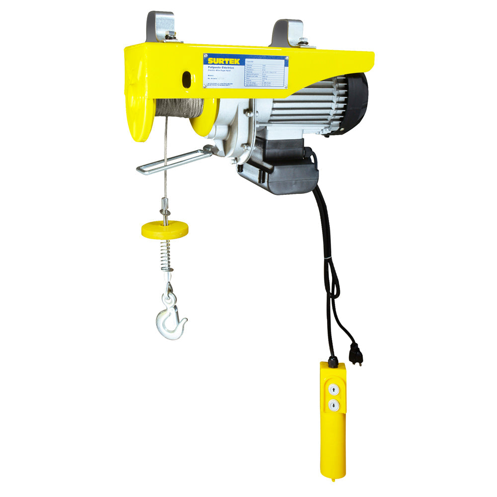[SKUIMG]P0550-POLEC2|P0550-POLEC2.jpg|TECLE WINCHE POLIPASTO ELECTRICO 600KGS SURTEK