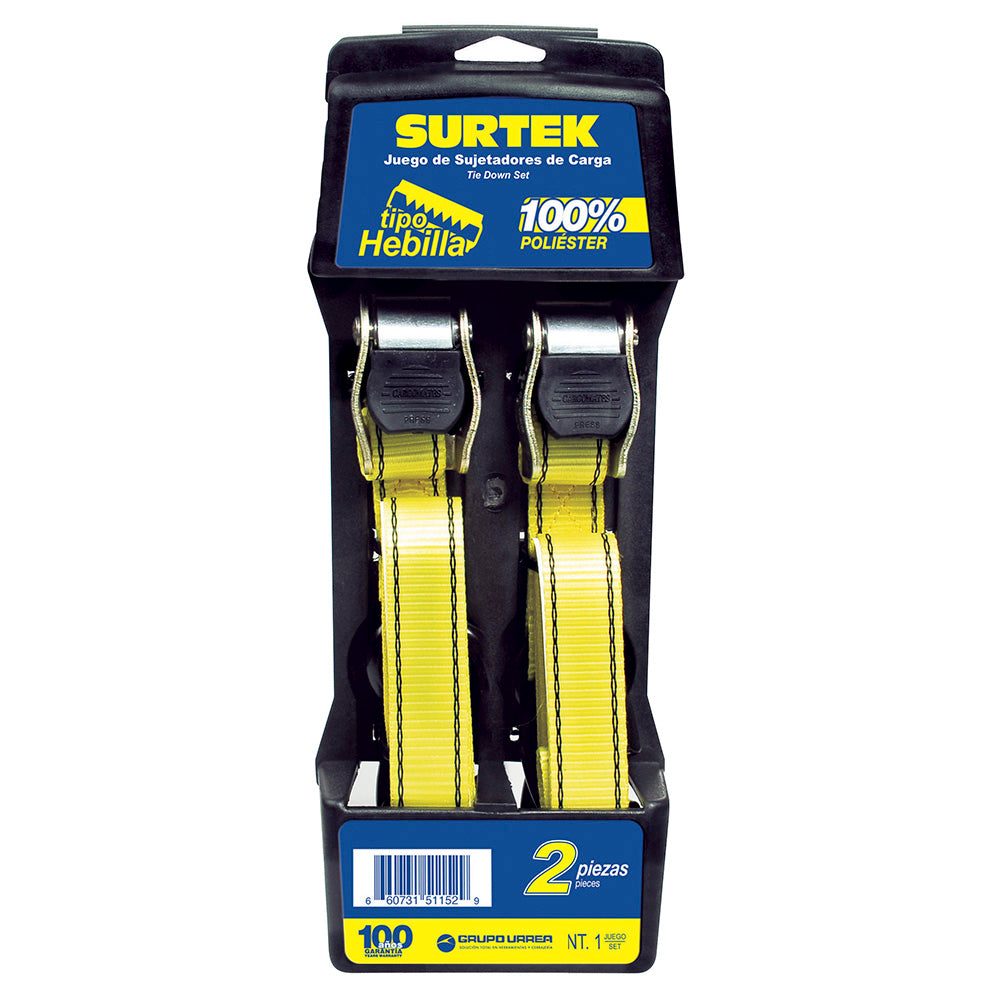[SKUIMG]P0560-151153|P0560-151153.jpg|JUEGO DE 2 SUJETADORES TIPO HEBILLA 1" SURTEK.