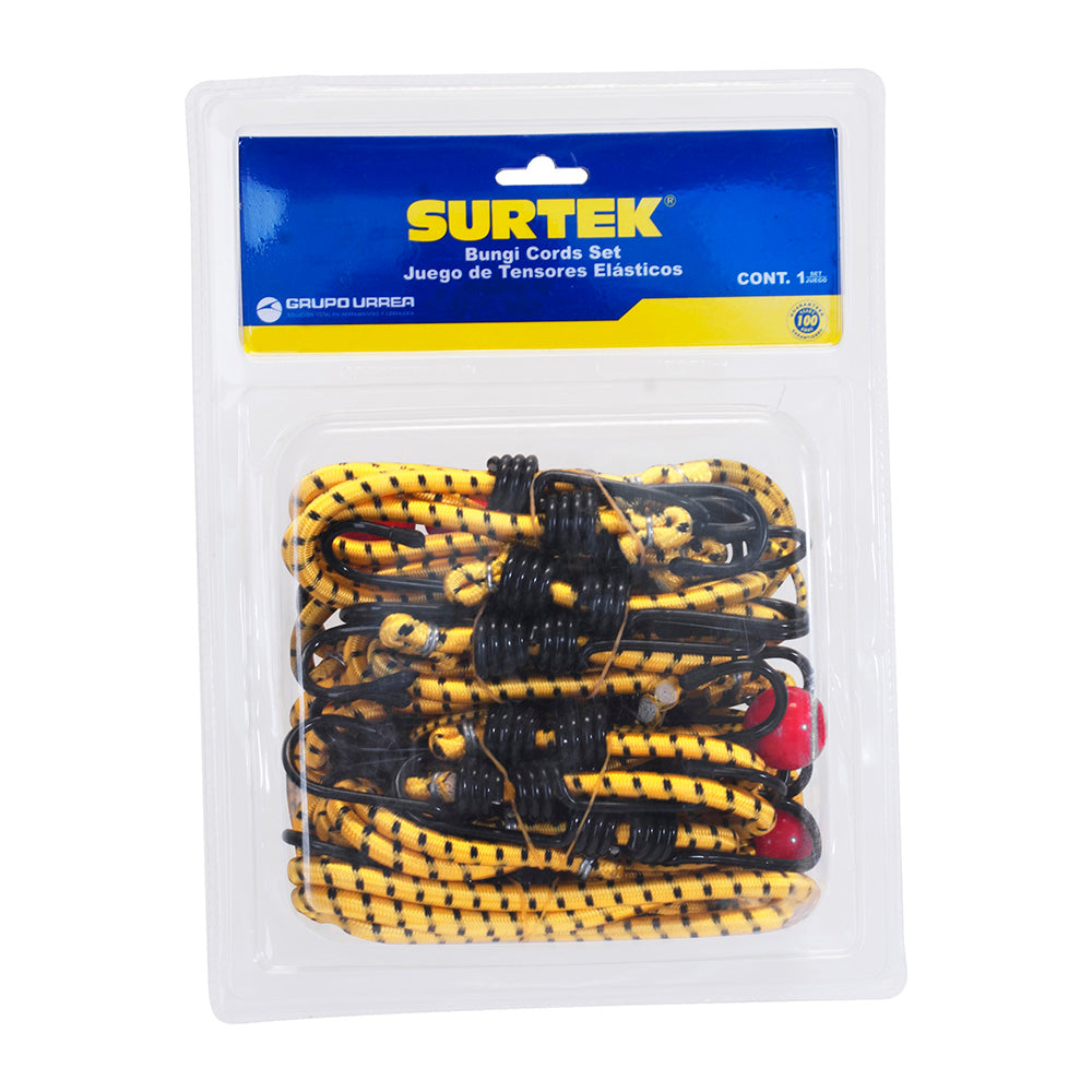 [SKUIMG]P0566-151260|P0566-151260.jpg|JUEGO DE 12 TENSORES ELÁSTICOS SURTEK