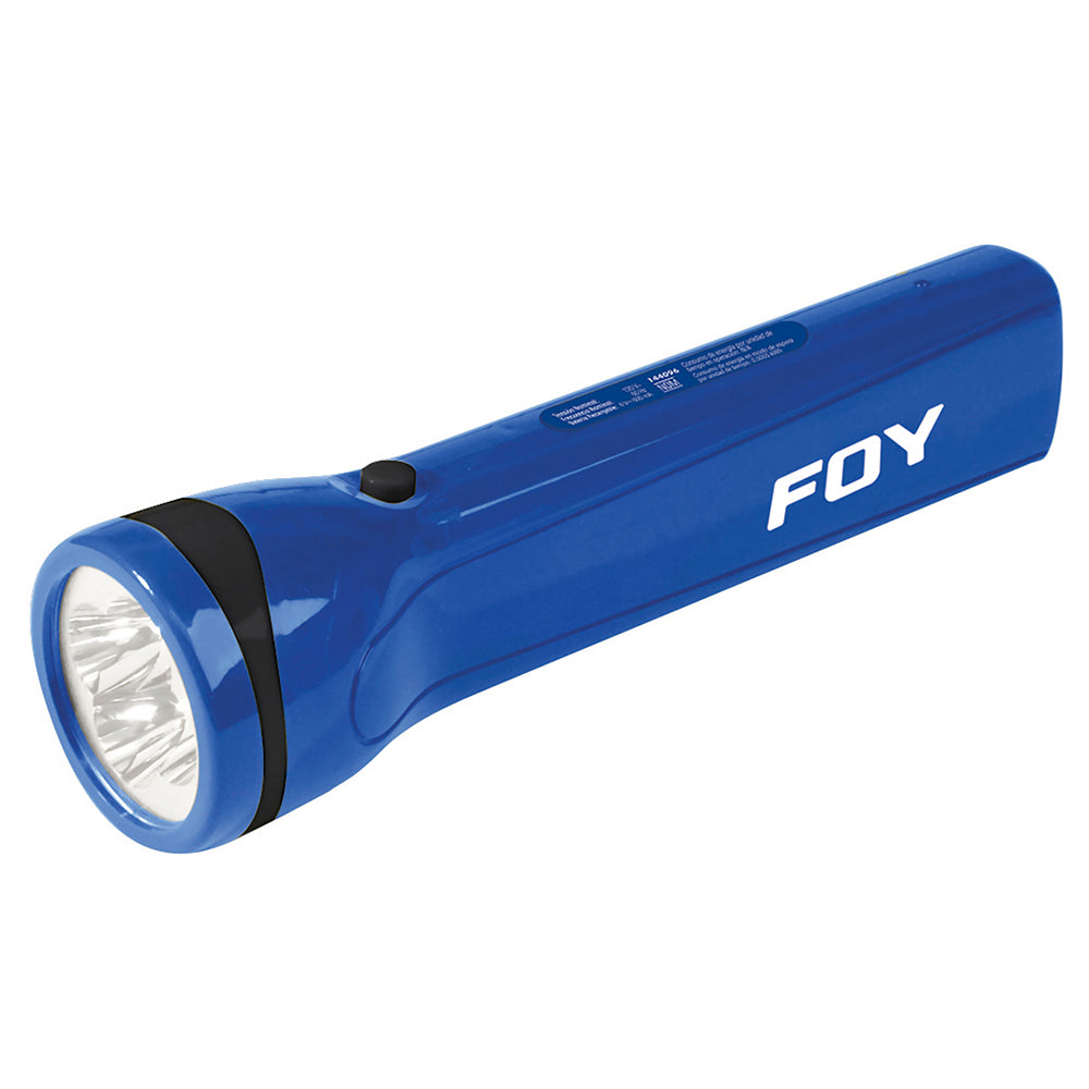 [SKUIMG]P0586-144096|P0586-144096.jpg|LINTERNA RECARGABLE DE PLÁSTICO 4 LED FOY