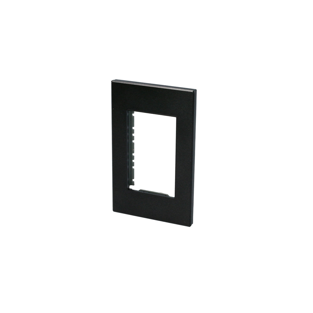[SKUIMG]P0627-P603N|P0627-P603N.jpg|PLACA 1 MÓDULO NEGRO 1/1 SURTEK.