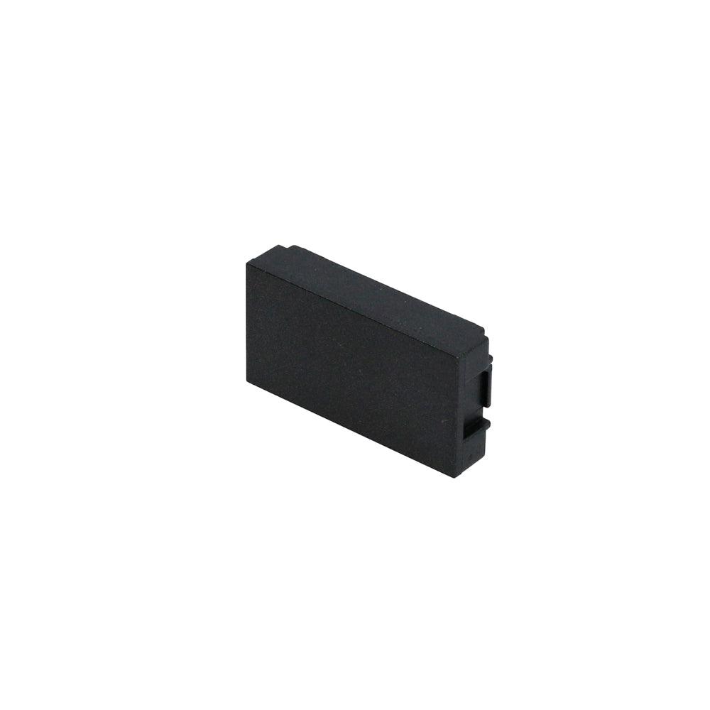 [SKUIMG]P0636-P613N|P0636-P613N.jpg|INTERRUPTOR MÓDULO CIEGO NEGRO 1/3 SURTEK.