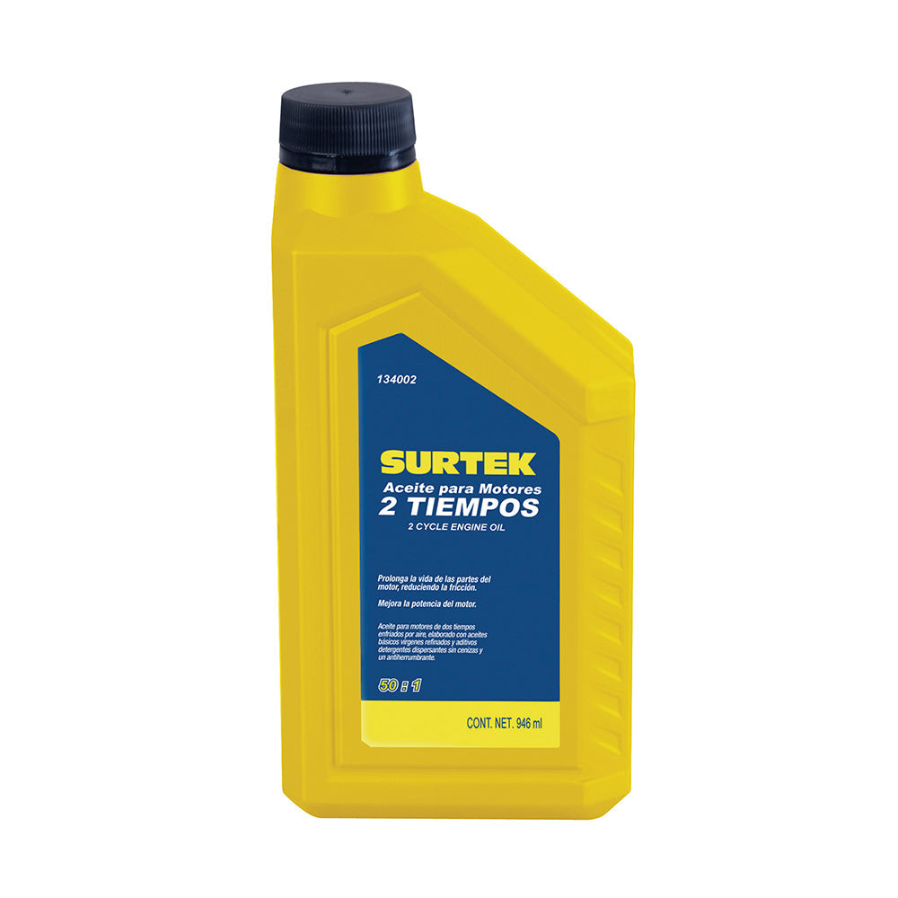 [SKUIMG]P0730-134002|P0730-134002.jpg|ACEITE 2 TIEMPOS 2T 1/4" GALON 946 ML SURTEK