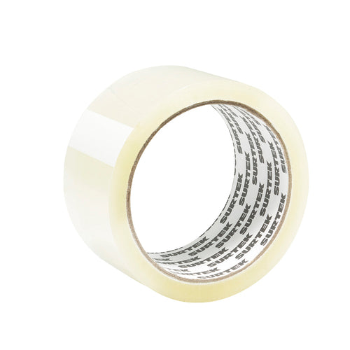 [SKUIMG]P0795-138022|CINTA TRANSPARENTE HOT MELT PARA EMPAQUE 2" X 50M SURTEK