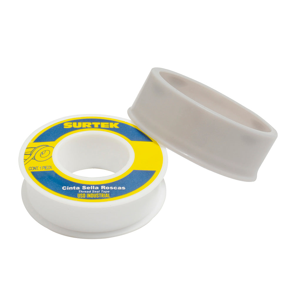 [SKUIMG]P0805-138059|P0805-138059.jpg|CINTA SELLA ROSCAS DE TEFLON 1" X 13M USO INDUSTRIAL