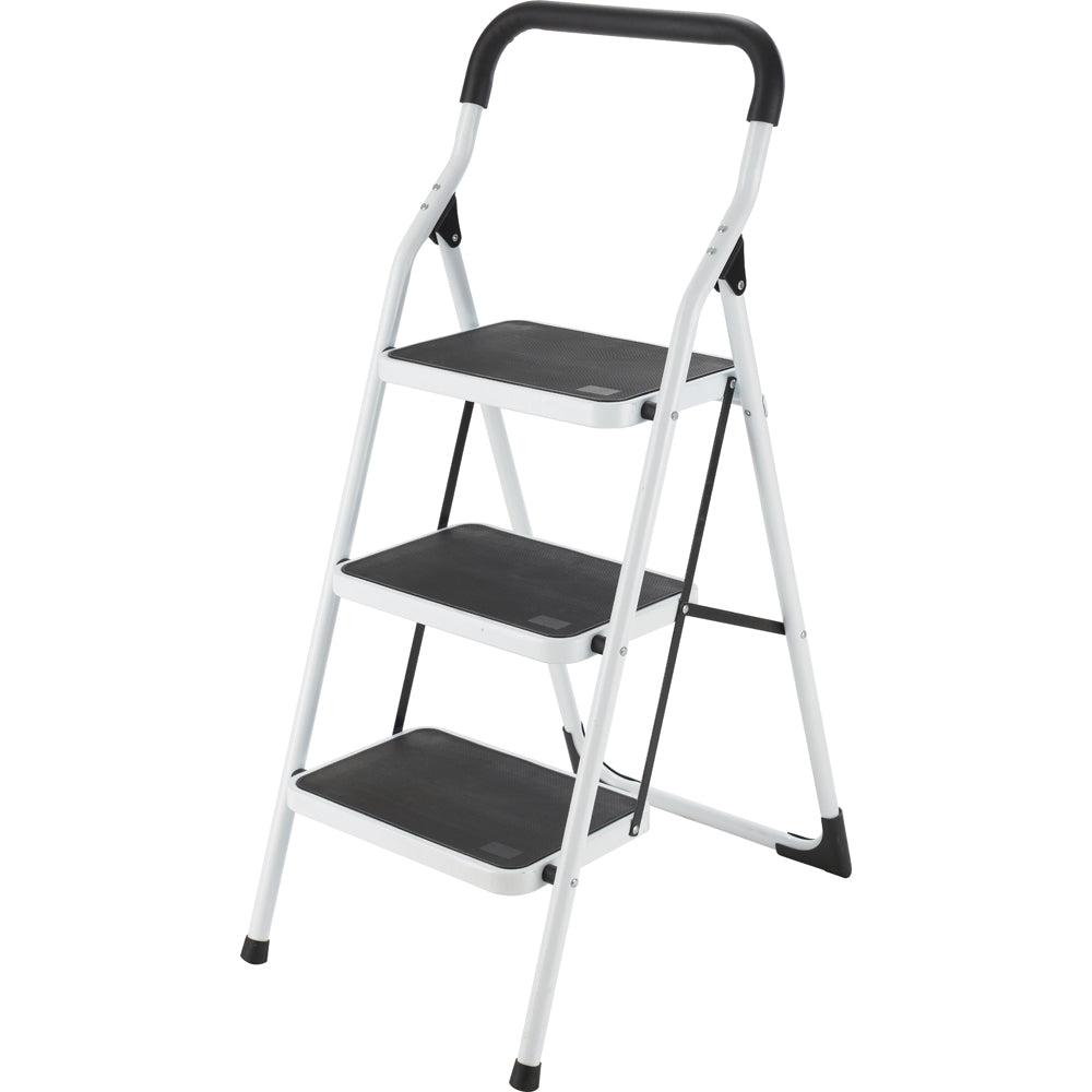 [SKUIMG]P0823-ETT3|P0823-ETT3.jpg|ESCALERA TUBULAR PLEGABLE TABURETE ACERO 3 ESCALONES SURTEK.