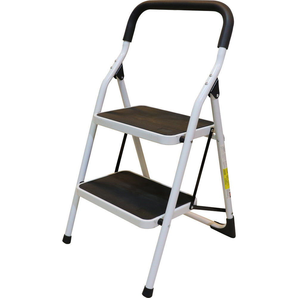 [SKUIMG]P0824-ETT2|P0824-ETT2.jpg|ESCALERA TUBULAR PLEGABLE TABURETE ACERO 2 ESCALONES SURTEK.