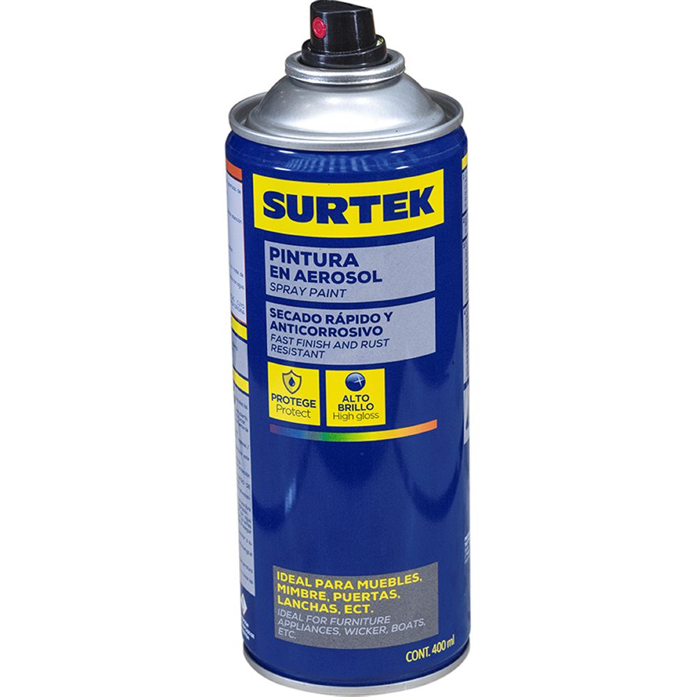 [SKUIMG]P0915-AES408|P0915-AES408.jpg|PINTURA EN AEROSOL DE 400ML COLOR.: BLANCO BRILLANTE