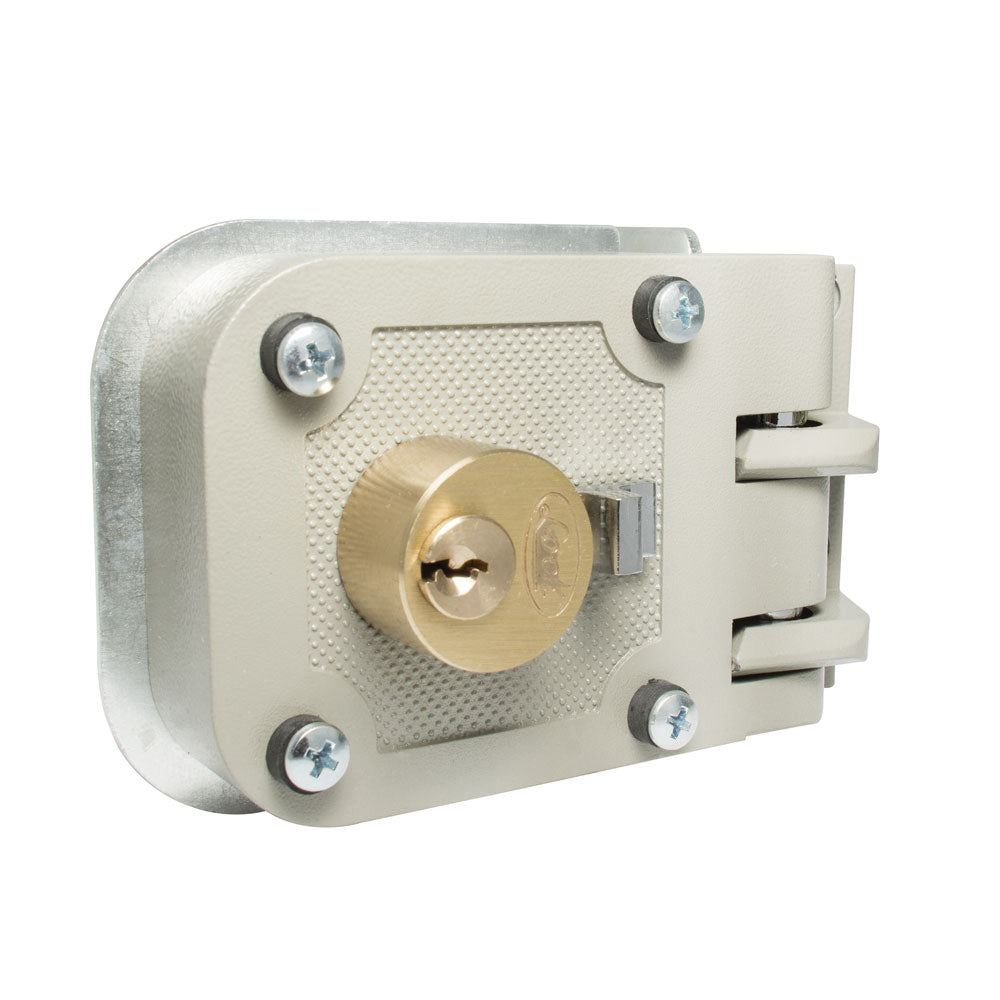 [SKUIMG]P1233-L530IGS|P1233-L530IGS.jpg|CERRADURA DE SOBREPONER GARRA DE TIGRE PARA PUERTA CORREDIZA IZQUIERDA LOCK