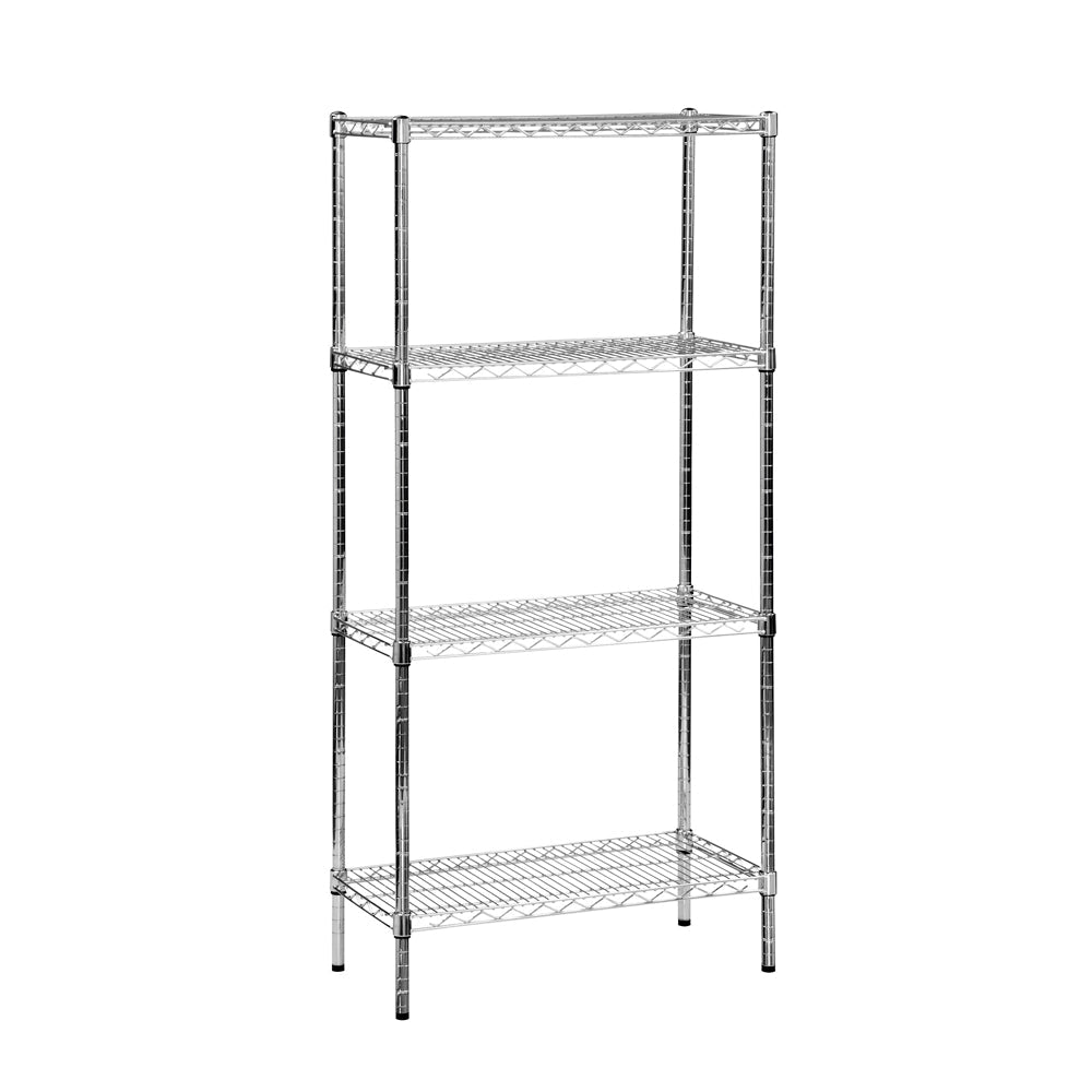 [SKUIMG]P1342-E3624|P1342-E3624.jpg|ESTANTERIA DE ALAMBRE 4 REPISAS 36" X 24" X 79" CROMADO URREA