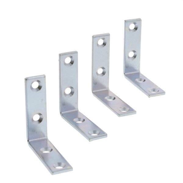 [SKUIMG]PA109-16410|SET DE ESCUADRAS DE ESQUINA DE 90 GRADOS GALVANIZADAS DE 2" X 5/8"