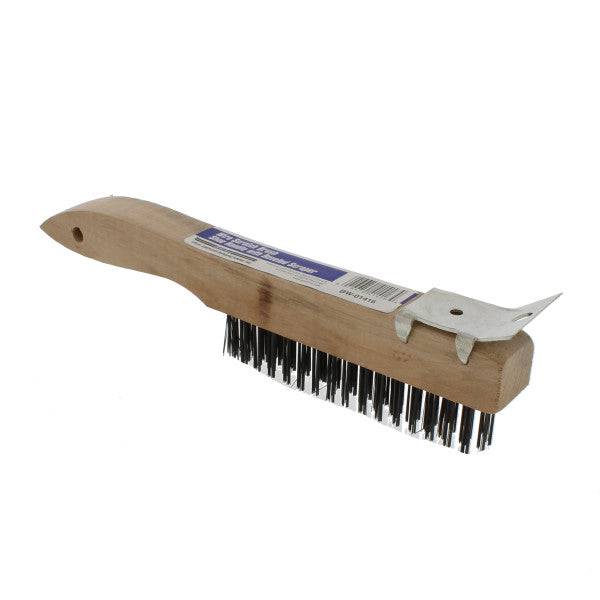 [SKUIMG]PA329-BW01416|PA329-BW01416_1.jpg|CEPILLO DE ALAMBRE CON RASPADOR 6X16