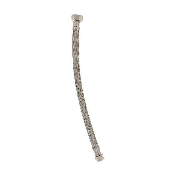 [SKUIMG]PA485-7710|PA485-7710.jpg|TUBOS DE ABASTO DE ACERO INOXIDABLE PARA LAVAMANOS 3/8" X 1/2".