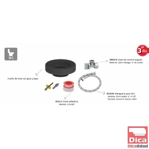 [SKUIMG]PB057CC-KITWC|PB057CC-KITWC.jpg|KIT DE INSTALACIÓN PARA INODORO SANITARIO