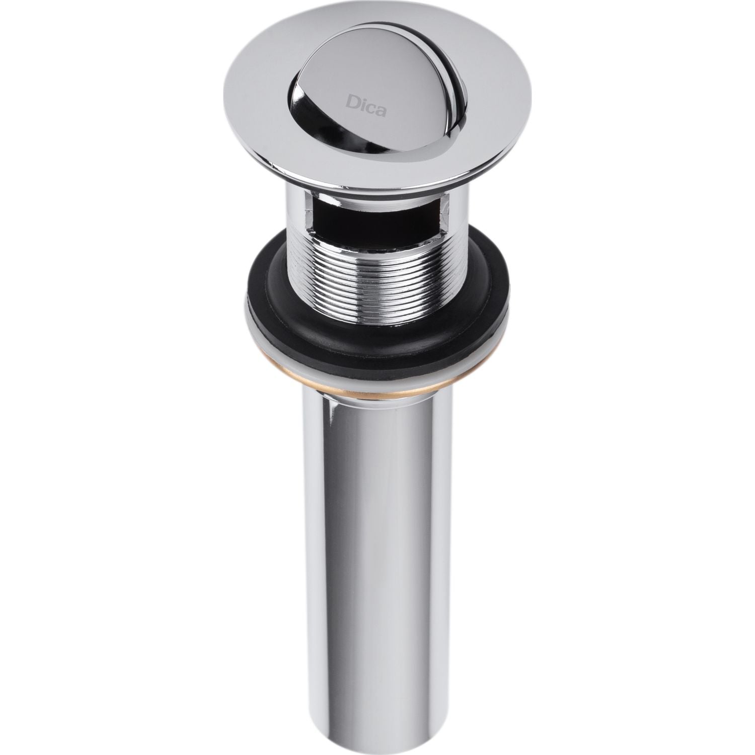 [SKUIMG]PB113-4206CM|PB113-4206CM.jpg|DESAGÜE DE LATÓN PARA LAVAMANOS SISTEMA MONEDA CON REBOSADERO