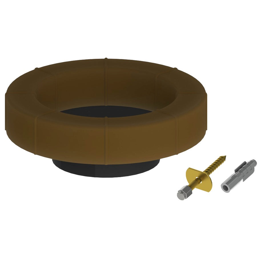 [SKUIMG]PB136-CC03|PB136-CC03.jpg|ANILLO DE CERA PARA INSTALACIÓN DE INODOROS CON GUÍA Y HERRAJES DE INSTALACIÓN