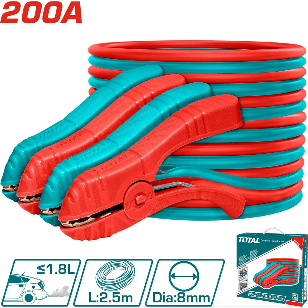 [SKUIMG]PBCA12001|CABLE JUMPER PARA BATERÍA 200AMP. PINZAS DE COBRE DE 14X9CM
