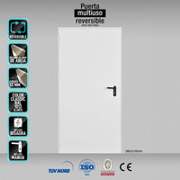 [SKUIMG]PP003-PMU-PG009-BLANCO1013|PP003-PMU-PG009-BLANCO1013.jpg|PUERTA MULTIUSO REVERSIBLE 990X2140MM MARCO MC3 COLOR BLANCO 1013