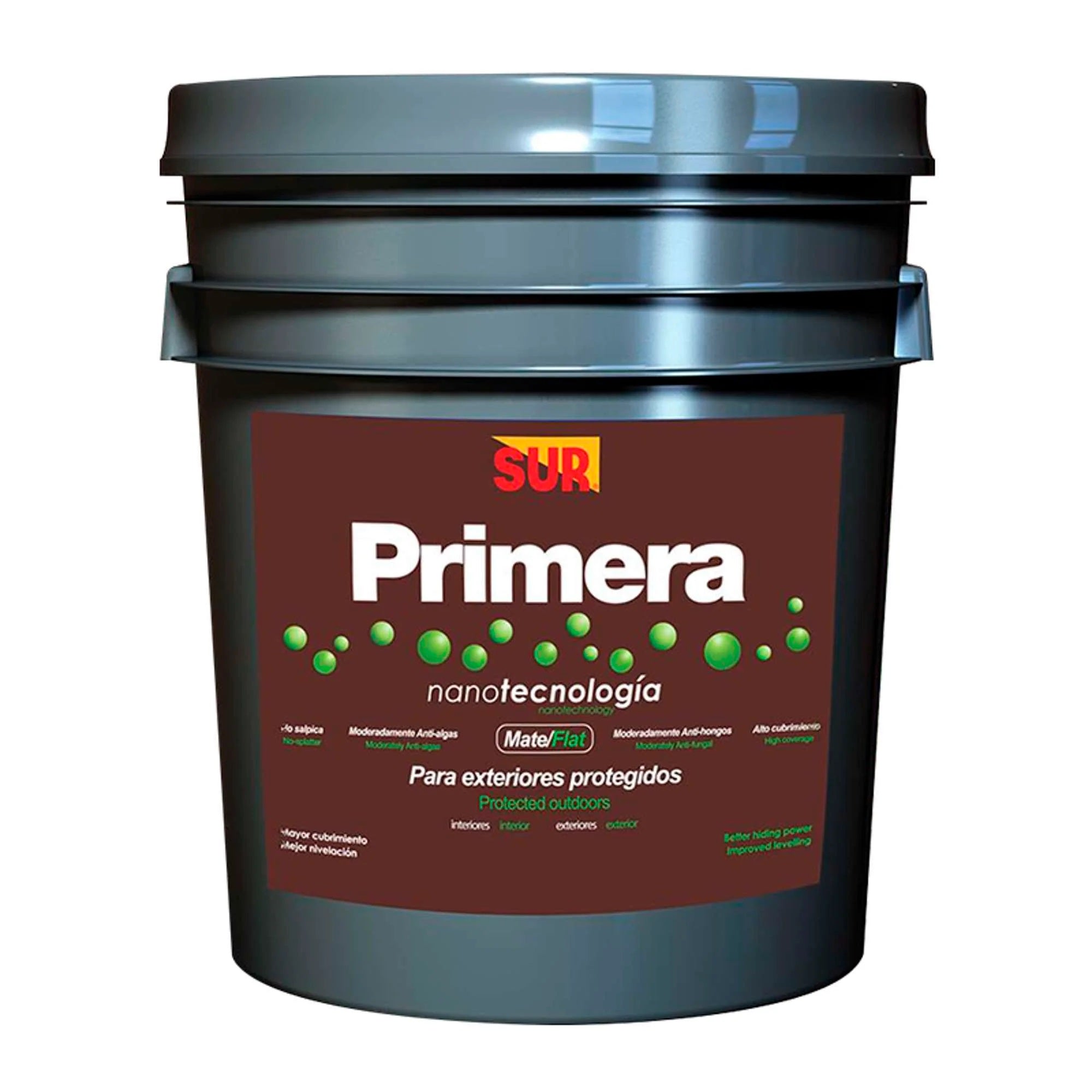 [SKUIMG]PSR017|PSR017.jpg|Pintura Acrílica Látex Sur Primera Color Blanco 5 Galones
