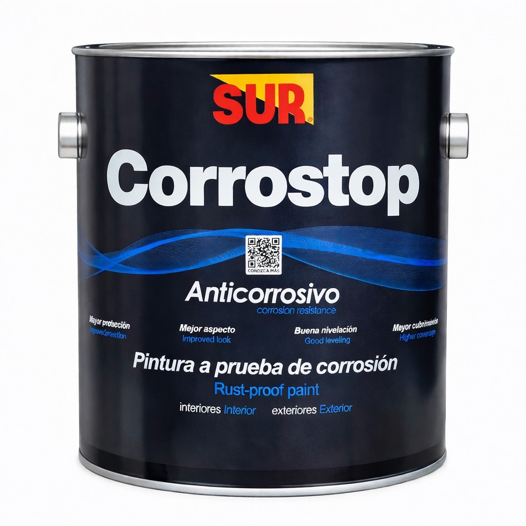 [SKUIMG]PSR030|PSR030.jpg|Anticorrosivos Sur Corrostop 1/4 Galón
