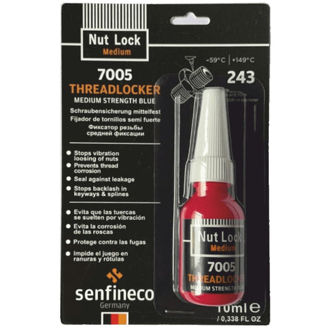 FIJADOR DE ROSCAS RESISTENCIA MEDIA AZUL 10 ML. SENFINECO