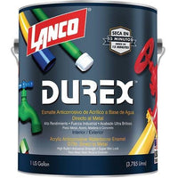 [SKUIMG]PXLNC88|PXLNC88_1.jpg|PINTURA ANTICORROSIVA BRILLANTE COLOR NEGRO, 1 GAL�N. DUREX LANCO