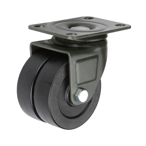 [SKUIMG]RU065|RU065-FRONTEND-fmQIuPCkcAG1yh3I.png|RUEDA GIRATORIA SERIE PESADA HERCULES ENANA 40 MM 1 3/5" CAPACIDAD POR RUEDA 150KG NYLON NEGRO
