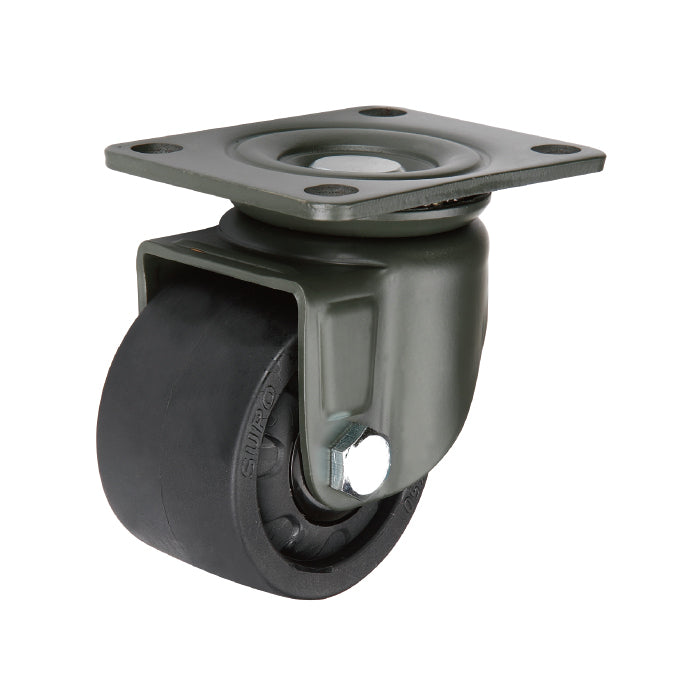 [SKUIMG]RU074|RU074.jpg|RUEDA GIRATORIA SERIE PESADA KINGKONG MINI 2 1/2" 63 MM CAPACIDAD RUEDA 550KG POLIAMIDA NEGRA PA