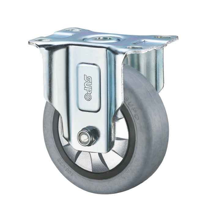 [SKUIMG]RU080|RU080.jpg|RUEDA RIGIDA SERIE ANTIESTATICA 4" 100 MM CAPACIDAD POR RUEDA 112KG MATERIAL ANTIESTATICO