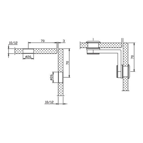 [SKUIMG]SA-8300D-9-SSS|SA-8300D-9-SSS_1.jpg|CONECTOR VIDRIO- VIDRIO 90�.