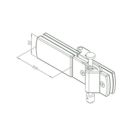 [SKUIMG]SA8700A-13R-SSS|SA8700A-13R-SSS_1.jpg|BISAGRA INFERIOR DERECHA(R) CON PIN RETRACTIL PARA SISTEMA PLEGABLE. SATIN.VIDRIO 10-12 MM