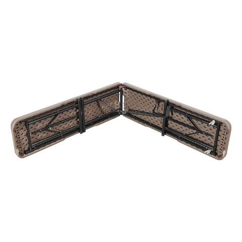[SKUIMG]SCH905|SCH905.jpg|BANCA PLASTICA PLEGABLE ESTILO RATTAN CHOCOLATE DE 6 PIES. SILLA PARA EXTERIOR.