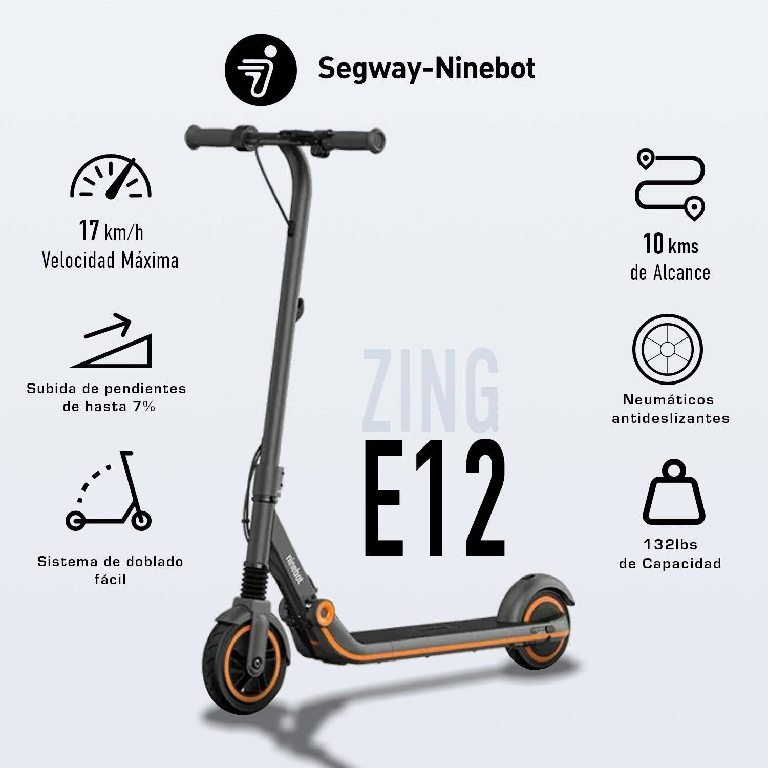 [SKUIMG]SEG81|SEG81.jpg|SCOOTER SEGWAY NINEBOT ZING E12 MONOPATÍN.