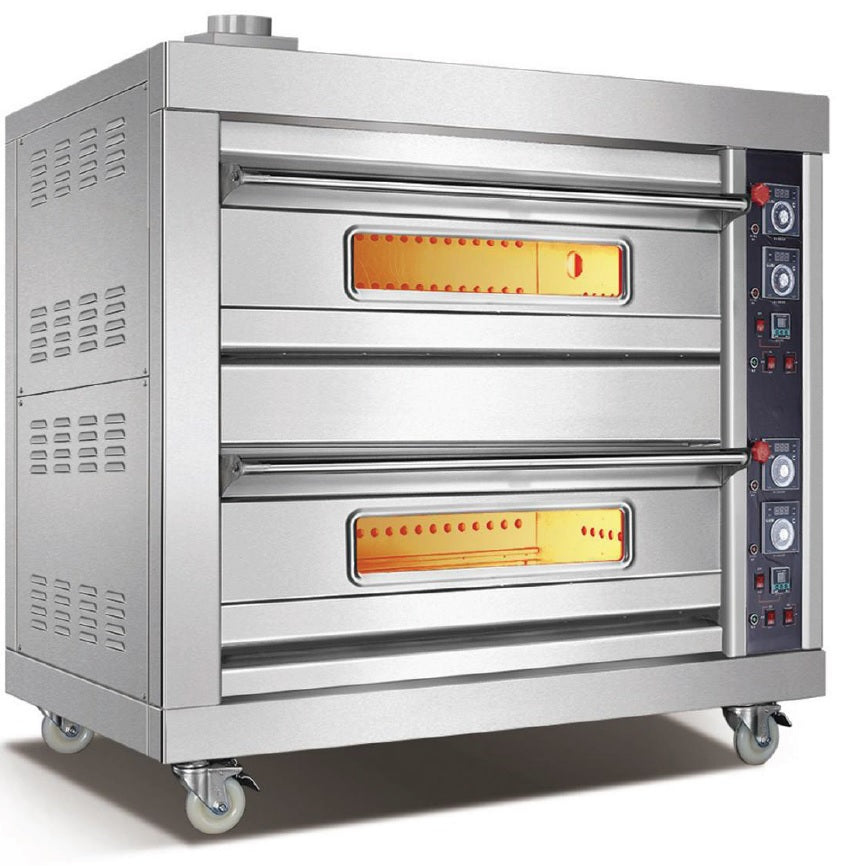 [SKUIMG]SH14-BIG|SH14-BIG.jpg|HORNO DE PIZZA A GAS 2 NIVELES CAPACIDAD 16 PIZZAS