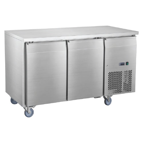 [SKUIMG]SH40|SH40.jpg|MESA REFRIGERADA 1360*700*855MM 110V/60HZ RANGO:0~+8C. VENTILADA 280W. 2 PUERTAS(1 AÑO)