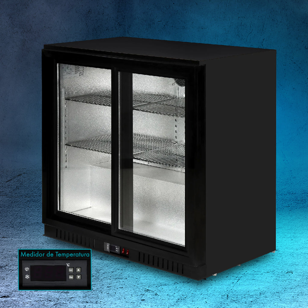 [SKUIMG]SK56|SK56_1773876506553_1.jpg|REFRIGERADOR DE 2 PUERTAS. NEVERA COMERCIAL PARA BAR. 900*535*840MM