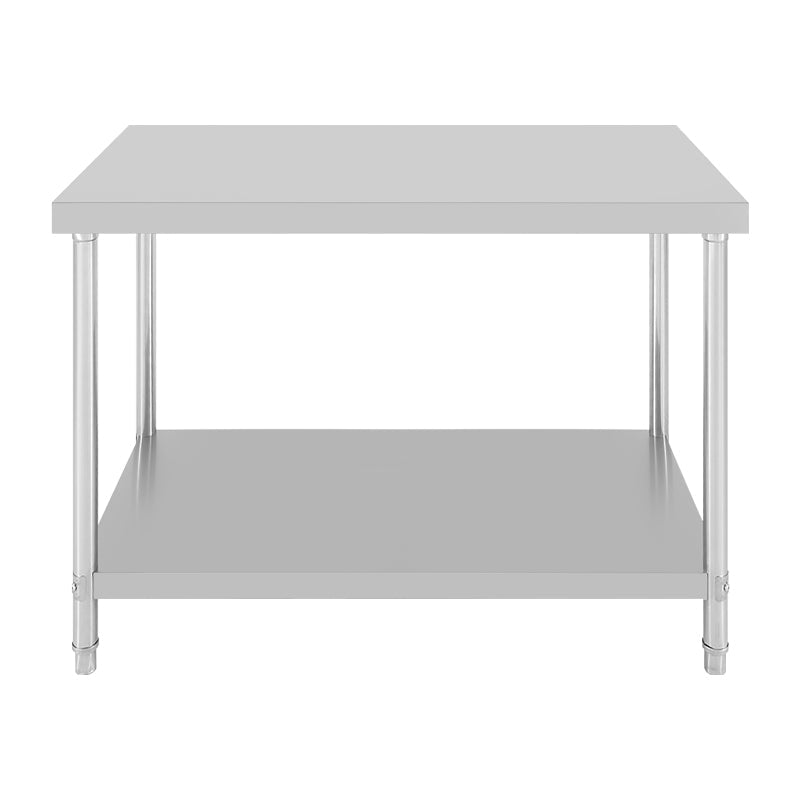 [SKUIMG]SKW-1806|SKW-1806_1.jpg|MESA DE TRABAJO INOXIDABLE DE 180 CM X 60 CM X H85 CM. CALIBRE 0.8 MM GRUESO CON MDF Y COSTILLA DE R