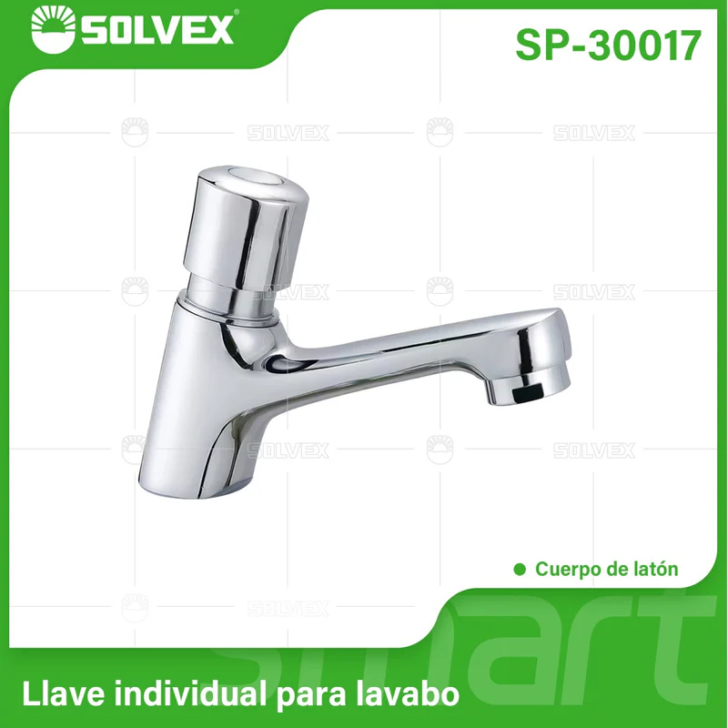[SKUIMG]SP-30017|SP-30017-FRONTEND-0ebx-Tf9ALLjb5yX.png|GRIFO PARA LAVAMANOS DE LATÓN CROMADO TIPO PULSADOR. PLUMA LLAVE INDIVIDUAL DE BAÑO CON CIERRE AUTOM
