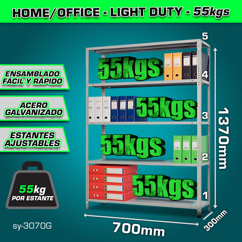 [SKUIMG]SY-3070G|SY-3070G_1773888246573_1.jpg|ESTANTE DE ALMACENAMIENTO AJUSTABLE 4