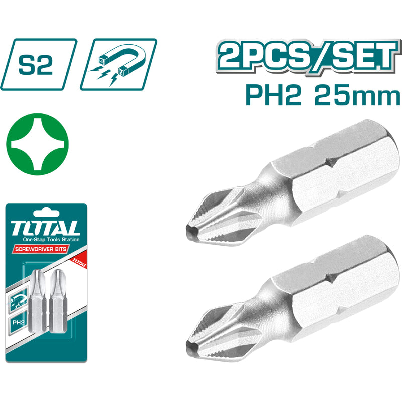 [SKUIMG]TAC16PH214|TAC16PH214.jpg|PUNTAS DE DESTORNILLADOR ESTRELLA PH2.