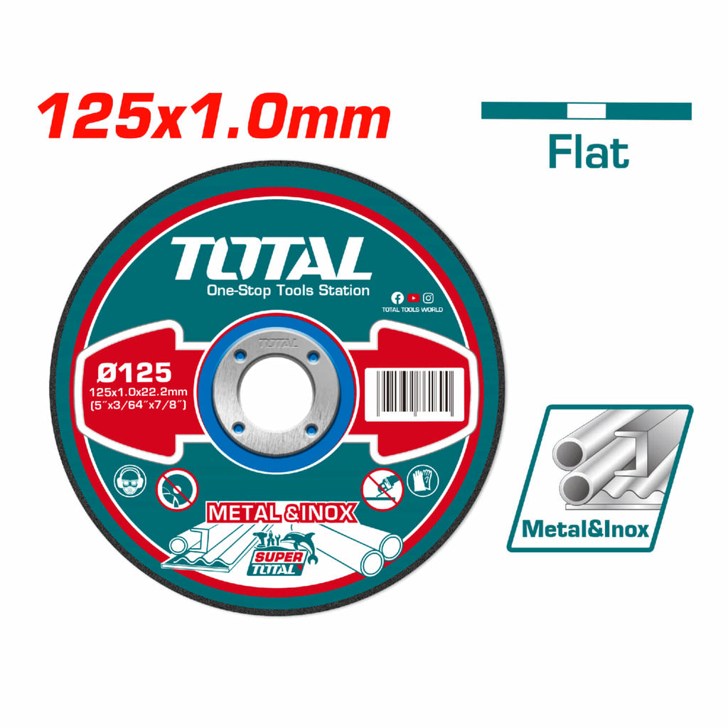 [SKUIMG]TAC2101251|TAC2101251_1773878445034_1.jpg|DISCO CORTE DE METAL Y ACERO INOXIDABLE 5" 125X1.0MM PLANO