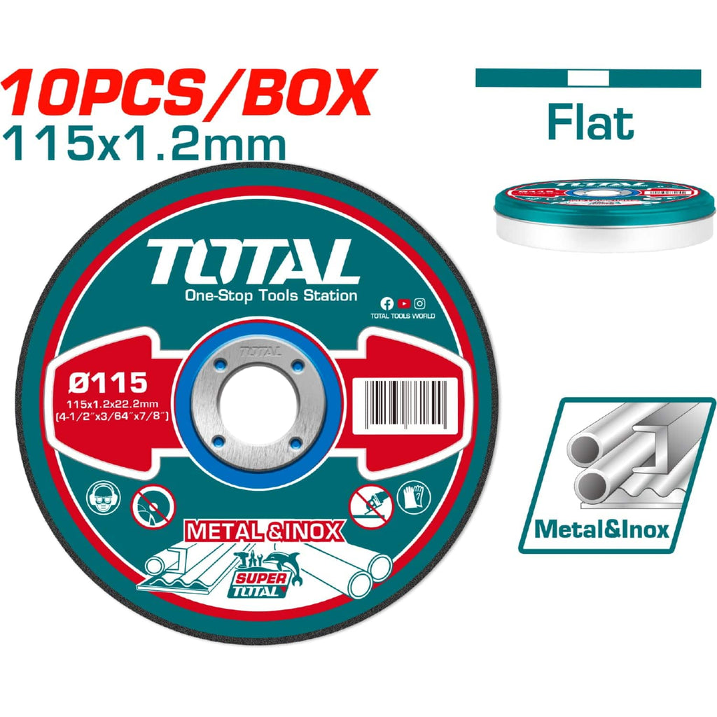 [SKUIMG]TAC2211155|KIT DE 10 DISCOS DE CORTE PARA METAL