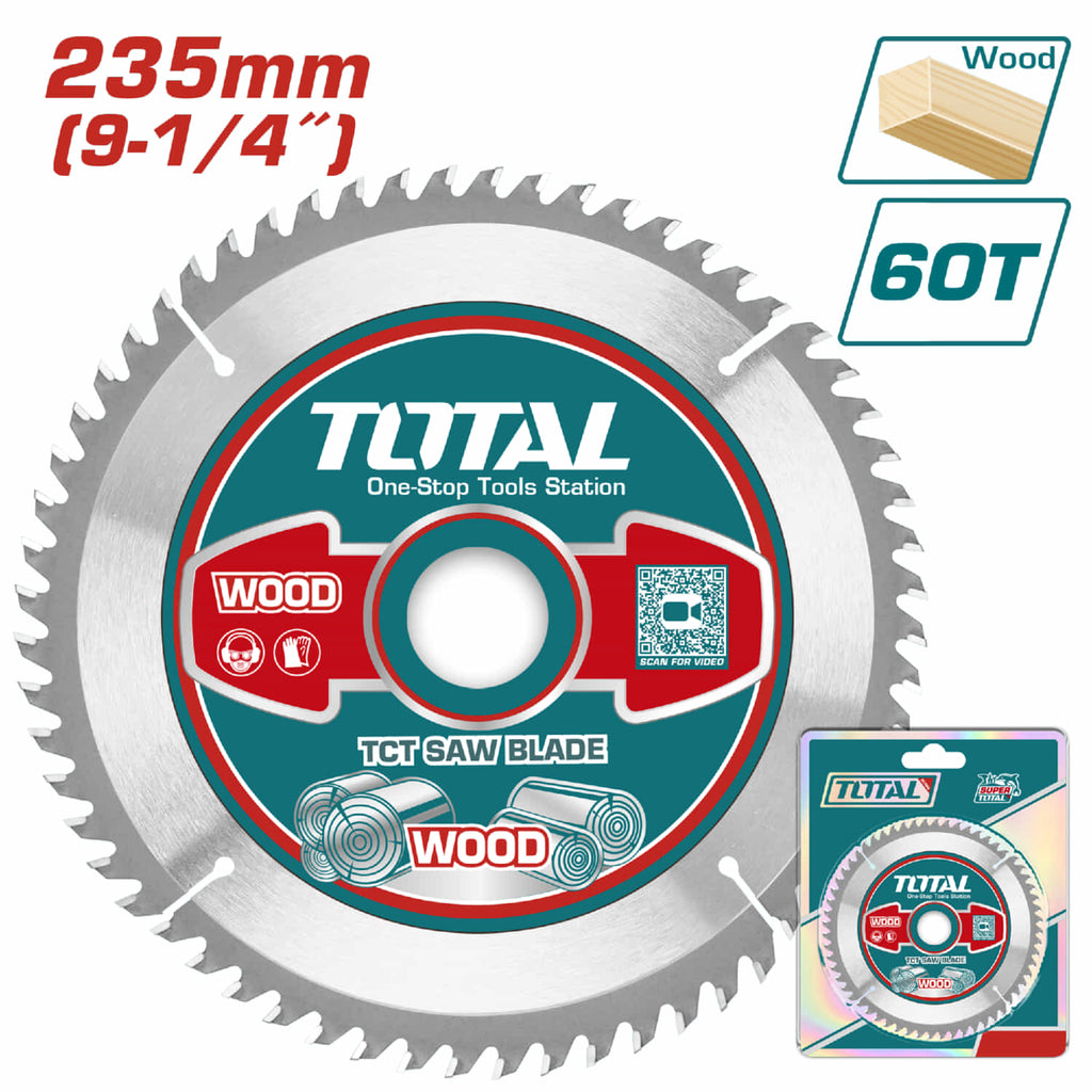 [SKUIMG]TAC231623|TAC231623_1773880334387_1.jpg|DISCO DE CORTE SIERRA TCT 9 1/4" 60T ANILLO REDUCTOR 16-25.4MM CORTE DE MADERA. SIERRA CIRCULAR.